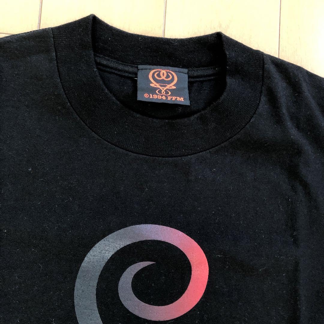Amazon.co.jp: 藤井フミヤ Tシャツ1994 FFFツアー 黒赤文字 L